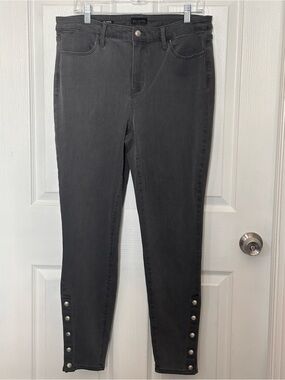 Women’s Talbots Slate Wash Slim ankle Jegging High Waist & Snap Detail Sz:12